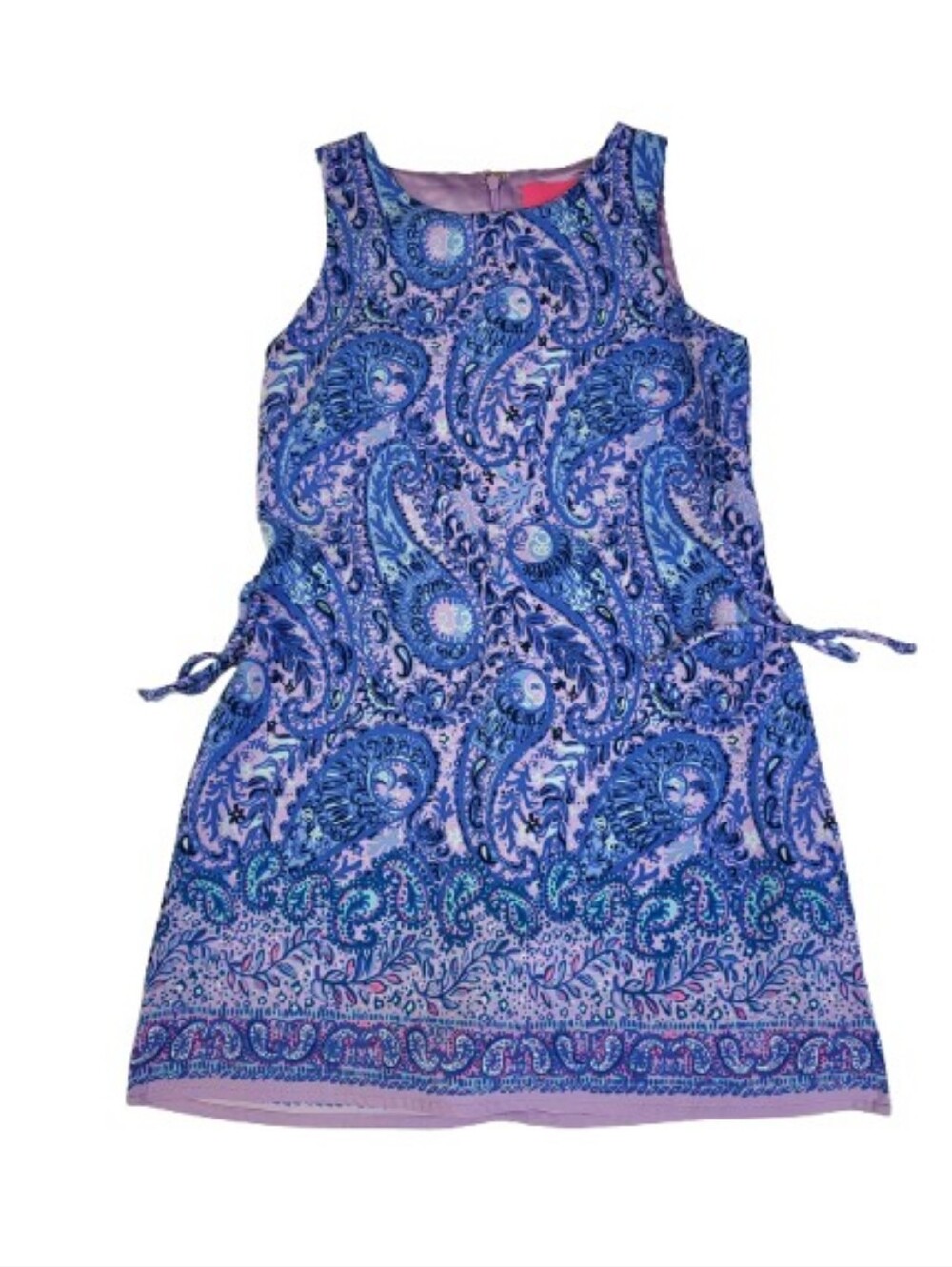 Lilly Pulitzer Donna Romper Purple Iris Hello Sunshine Paisley Shorts Sleeveless
